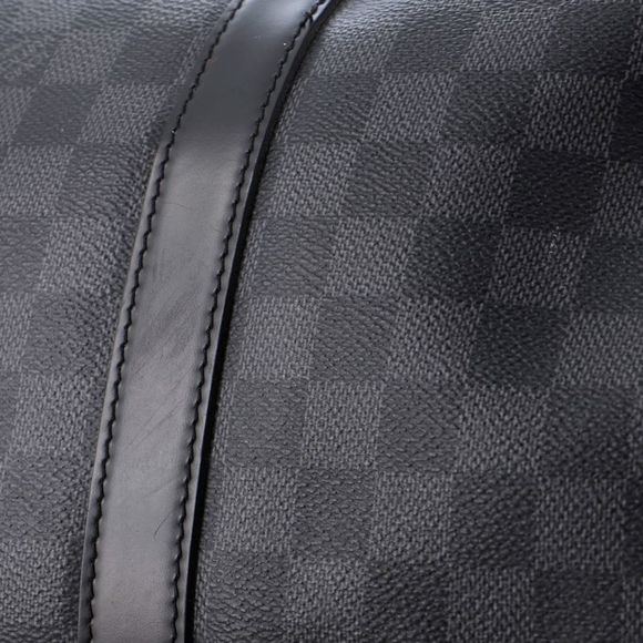Louis Vuitton Keepall Bandouliere Bag Damier Graphite 45 Black - Picture 8 of 9